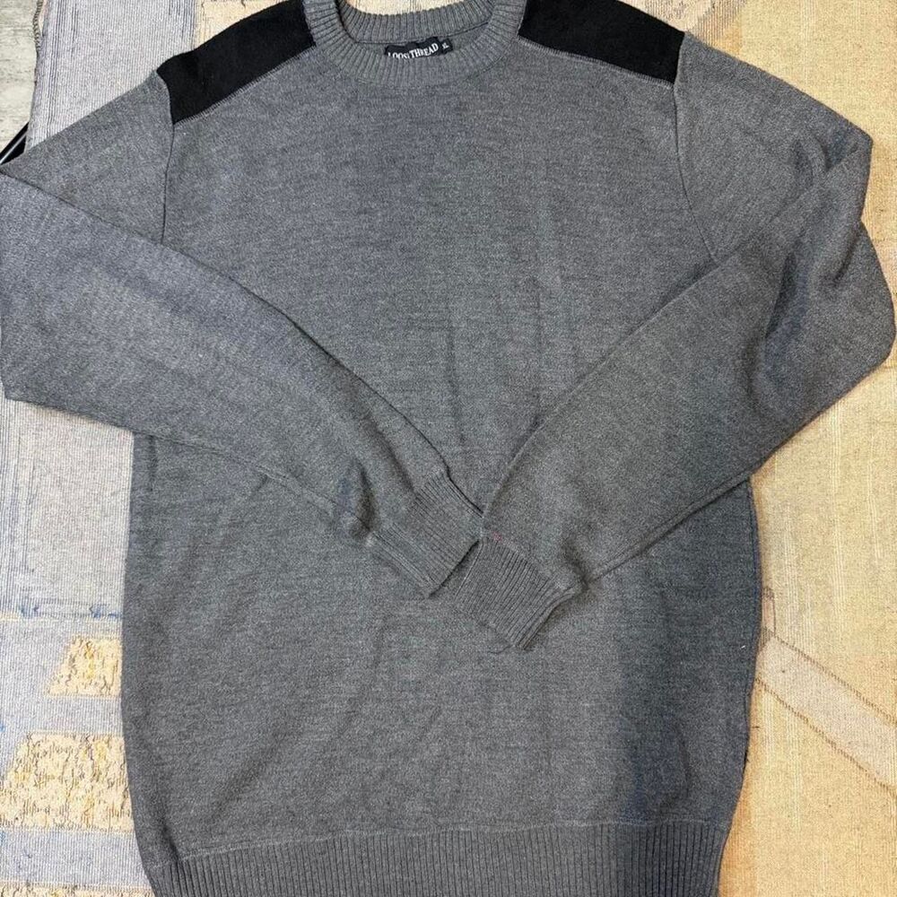 Loose Thread Men's Grey Sweatshirt